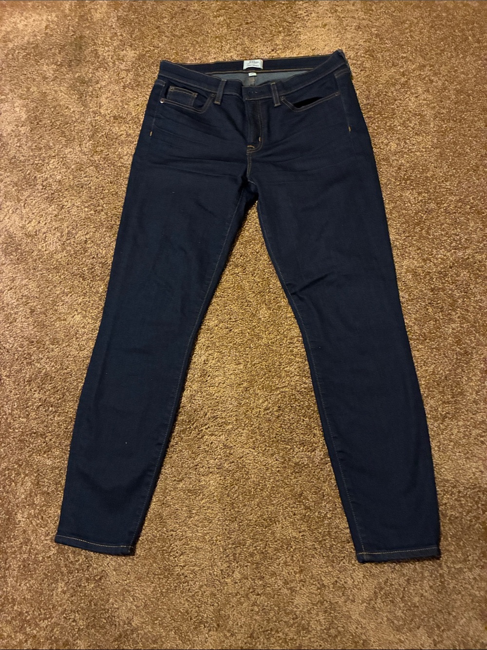 J CREW. Women’s Size 29.  Dark Blue Skinny Jeans Toothpick. NWOT